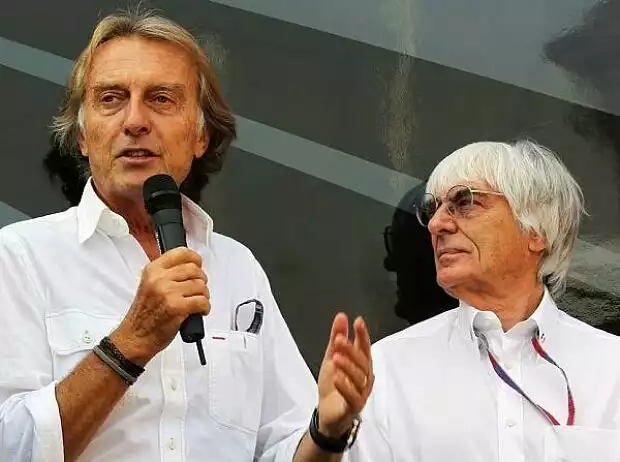 Luca di Montezemolo (Ferrari-Präsident), Bernie Ecclestone (Formel-1-Chef) Titel-Bild zur News: Luca di Montezemolo (Ferrari-Präsident), Bernie Ecclestone (Formel-1-Chef)