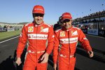 Fernando Alonso (Ferrari) und Felipe Massa (Ferrari) 