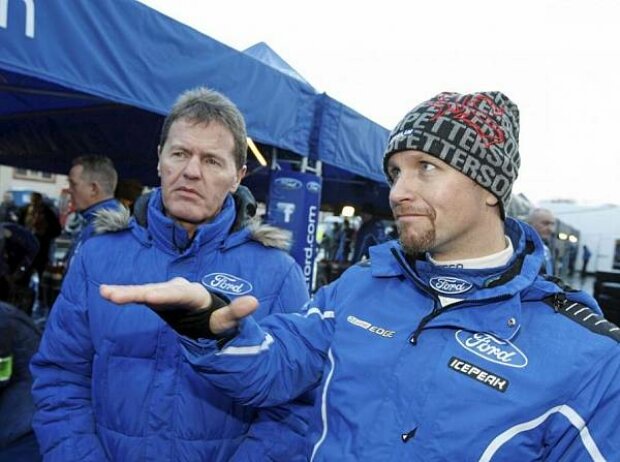 Titel-Bild zur News: Malcolm Wilson (Ford-Teamchef), Petter Solberg