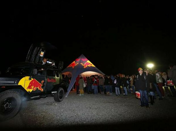 Vettel-Fans in Heppenheim