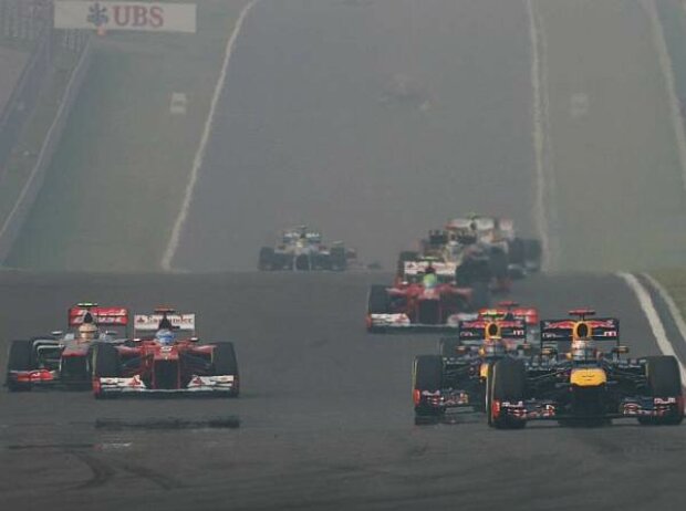 Titel-Bild zur News: Runde eins im Grand Prix von Indien 2012