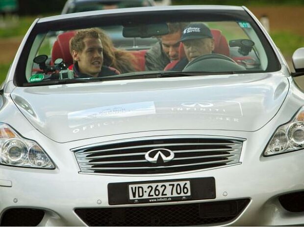 Sebastian Vettel und Niki Lauda Sebastian Vettel und Niki Lauda