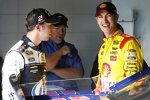 Neue Teamkollegen: Joey Logano (re.) und Brad Keselowski (Penske) 