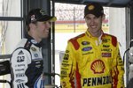 Neue Teamkollegen: Joey Logano (re.) und Brad Keselowski (Penske) 