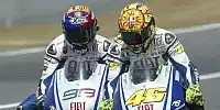 Valentino Rossi und Jorge Lorenzo