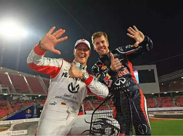 Sebastian Vettel, Michael Schumacher Titel-Bild zur News: Sebastian Vettel, Michael Schumacher