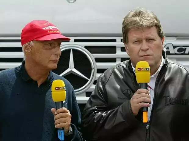 Niki Lauda und Norbert Haug Titel-Bild zur News: Niki Lauda und Norbert Haug