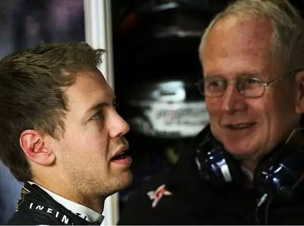 Helmut Marko (Red-Bull-Motorsportchef), Sebastian Vettel Titel-Bild zur News: Helmut Marko (Red-Bull-Motorsportchef), Sebastian Vettel