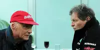 Niki Lauda und Norbert Haug