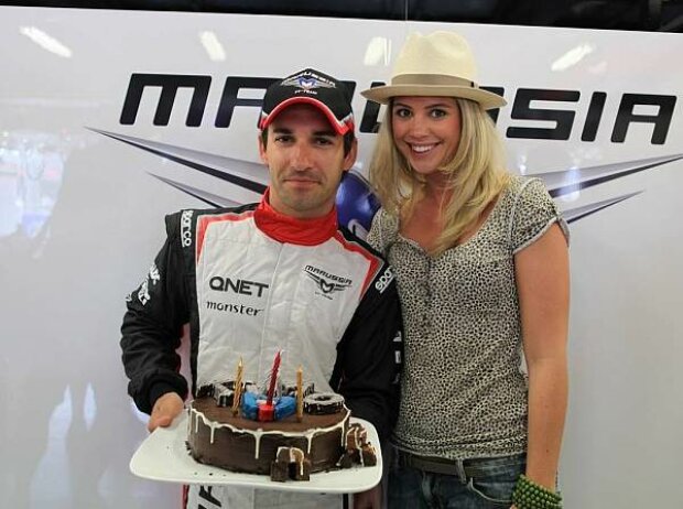 Timo Glock und Isabell Reis Timo Glock und Isabell Reis