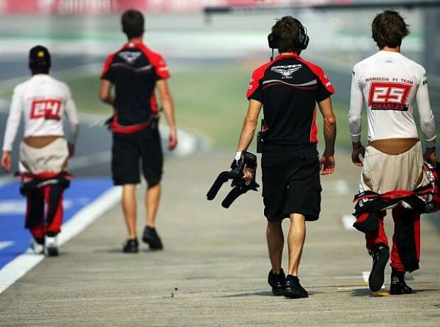 Charles Pic, Timo Glock Charles Pic, Timo Glock