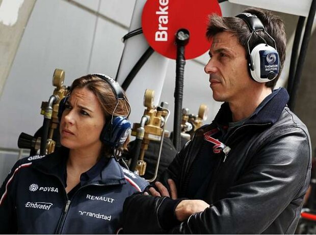 Claire Williams und Toto Wolff