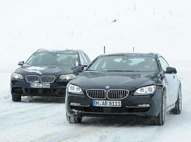 Titel-Bild zur News: Bruno Spengler und Martin Kaymer bei der BMW xDrive Mountain Challenge in Kühtai