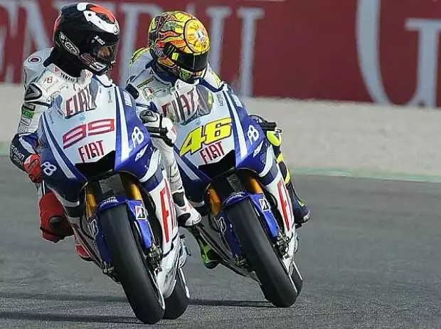 Titel-Bild zur News: Valentino Rossi, Jorge Lorenzo