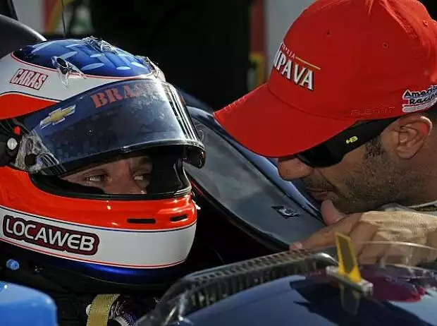 Rubens Barrichello und Tony Kanaan Titel-Bild zur News: Rubens Barrichello und Tony Kanaan