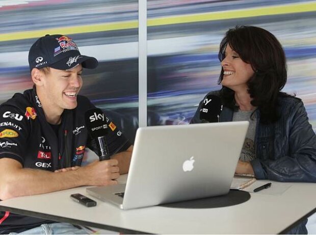 Sebastian Vettel und Tanja Bauer Sebastian Vettel und Tanja Bauer