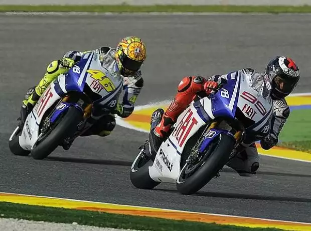 Titel-Bild zur News: Jorge Lorenzo; Valentino Rossi