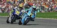 Loris Capirossi vor Valentino Rossi