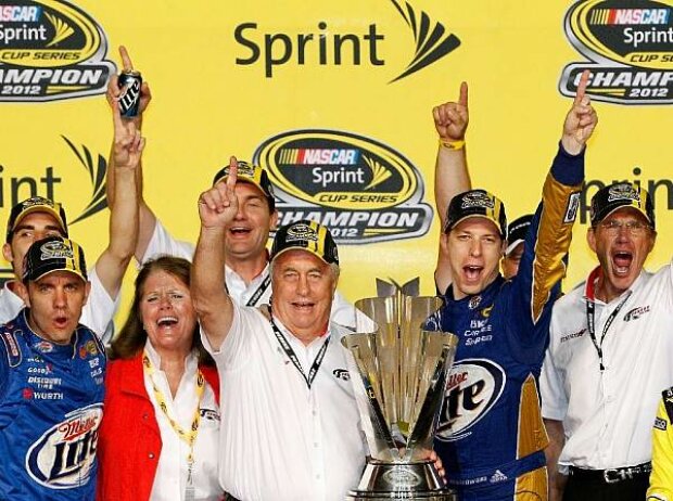 Brad Keselowski Roger Penske Paul Wolfe