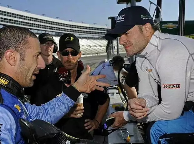 Tony Kanaan, Rubens Barrichello Titel-Bild zur News: Tony Kanaan, Rubens Barrichello
