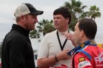 Clint Bowyer, Michael Waltrip und Rob Kauffman