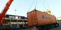 Container-Verladung in Valencia