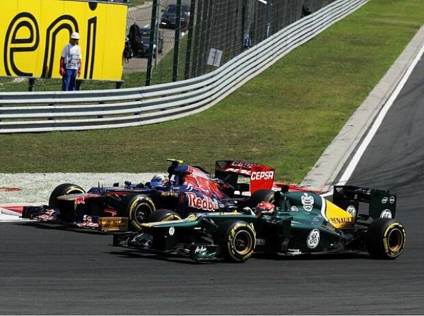 Jean-Eric Vergne, Heikki Kovalainen Jean-Eric Vergne, Heikki Kovalainen