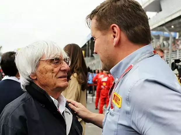 Bernie Ecclestone, Paul Hembery Titel-Bild zur News: Bernie Ecclestone, Paul Hembery