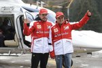 Fernando Alonso und Felipe Massa (Ferrari) 