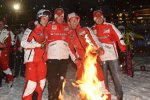 Andrea Dovizioso, Fernando Alonso, Nicky Hayden und Felipe Massa 