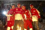 Andrea Dovizioso, Fernando Alonso, Nicky Hayden und Felipe Massa 