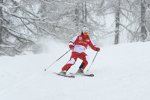 Felipe Massa (Ferrari) beim Skifahren in Madonna di Campiglio