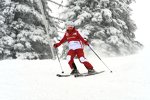 Felipe Massa (Ferrari) beim Skifahren in Madonna di Campiglio