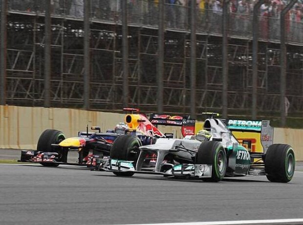 Titel-Bild zur News: Vettel, Rosberg