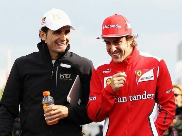 Pedro de la Rosa und Fernando Alonso