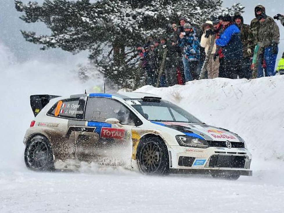 Sebastien Ogier volkswagen polo r wrc