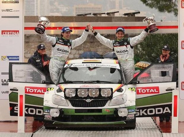 Titel-Bild zur News: Jubel, WRC2, Wiegand