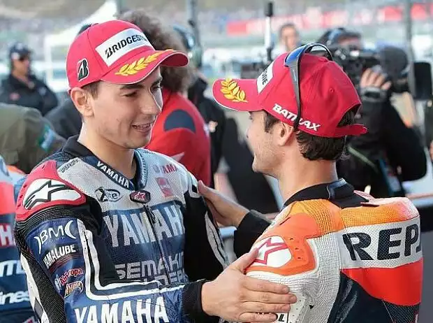 Jorge Lorenzo, Dani Pedrosa Titel-Bild zur News: Jorge Lorenzo, Dani Pedrosa
