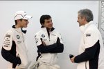 Marco Wittmann, Bruno Spengler (Schnitzer-BMW) und Jens Marquardt 