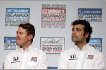 Prominente IndyCar-Gäste: Scott Dixon (Ganassi) und Dario Franchitti (Ganassi) 