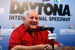 US-Rennlegende A.J. Foyt im Media-Center von Daytona