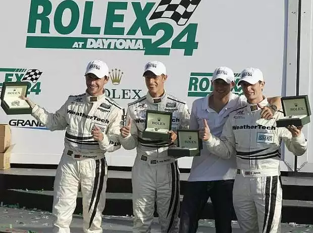 Filipe Albuquerque, Dino von Moltke, Edoardo Mortara, Oliver Jarvis Titel-Bild zur News: Filipe Albuquerque, Dino von Moltke, Edoardo Mortara, Oliver Jarvis