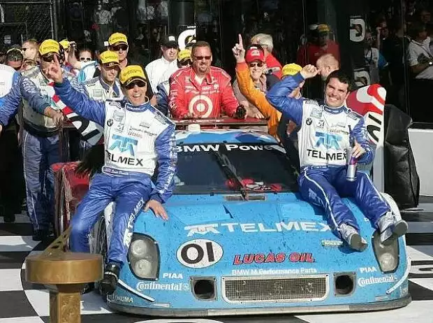 Scott Pruett, Juan Pablo Montoya, Memo Rojas, Charlie Kimball Titel-Bild zur News: Scott Pruett, Juan Pablo Montoya, Memo Rojas, Charlie Kimball