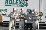 Die GT-Sieger Filipe Albuquerque, Dino von Moltke, Edoardo Mortara und Oliver Jarvis