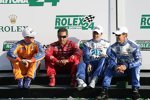 Die Sieger: Charlie Kimball, Juan Pablo Montoya, Memo Rojas und Scott Pruett