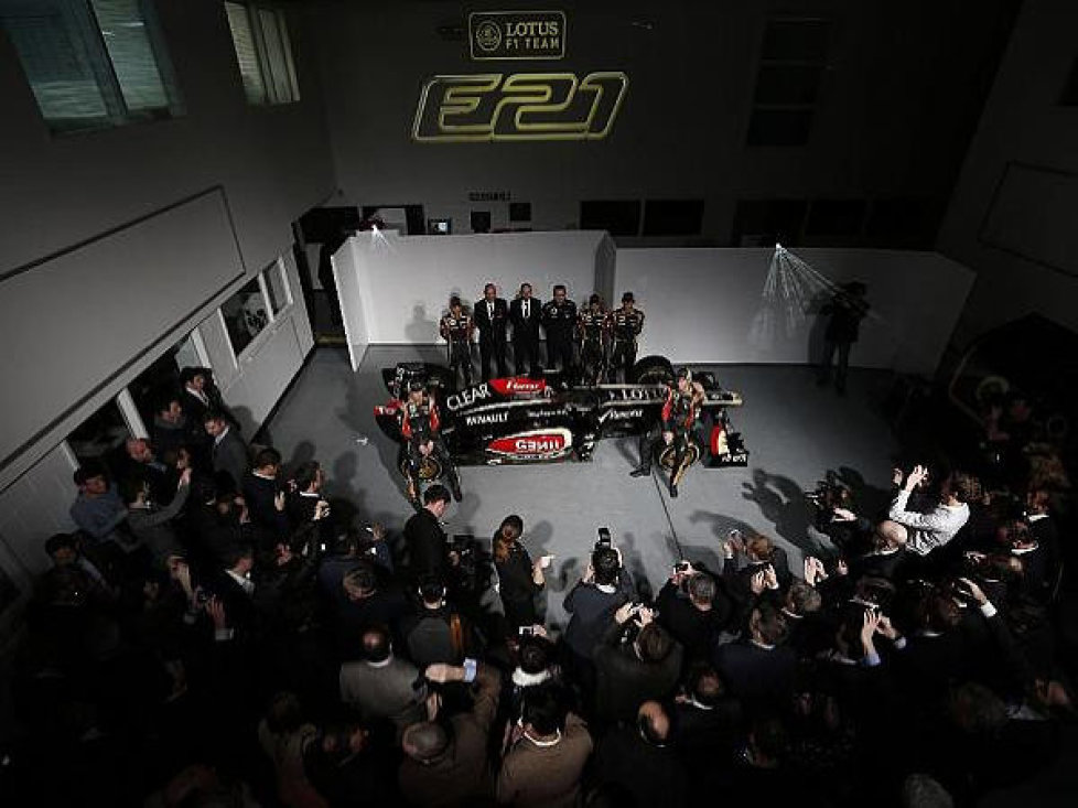 Präsentation des Lotus E21