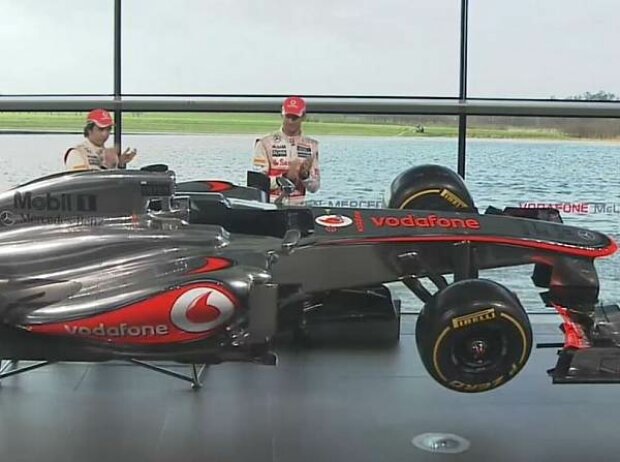 Titel-Bild zur News: Präsentation des McLaren-Mercedes MP4-28