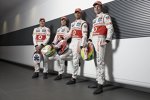 Gary Paffett, Sergio Perez, Jenson Button und Oliver Turvey (McLaren)