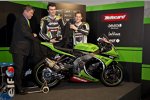 Loris Baz und Tom Sykes (Kawasaki) 