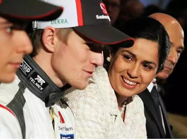 Peter Sauber, Esteban Gutierrez, Nico Hülkenberg, Monisha Kaltenborn Titel-Bild zur News: Peter Sauber, Esteban Gutierrez, Nico Hülkenberg, Monisha Kaltenborn